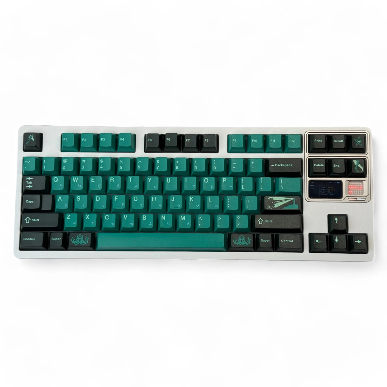 Кастомна механічна клавіатура QwertyKeys (Owlab) QK80 Mk.2 White
